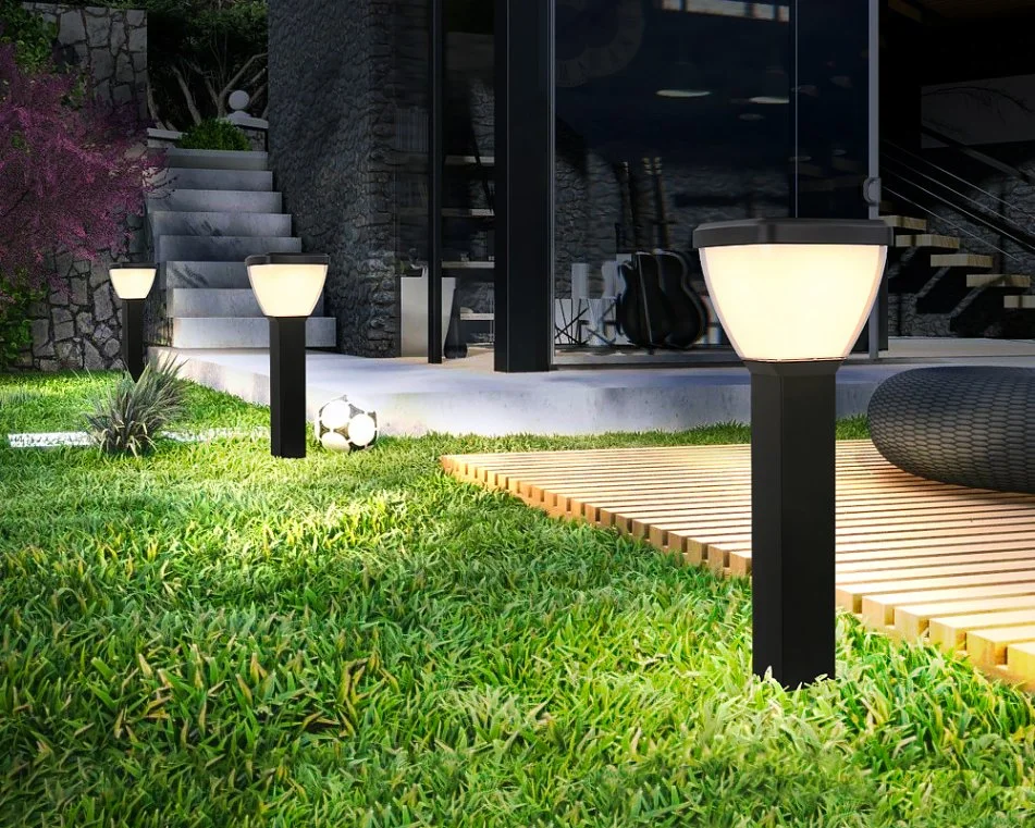 Outdoor Commercial/Residential Landscape Garden Driveway Pathway Lawn 5W Solar LED Bollard Lights