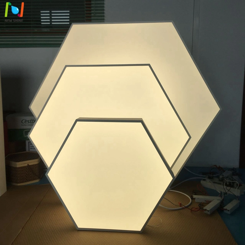 LED Architectural Hexagonal Fixtures Hexagon Suspended Lighting