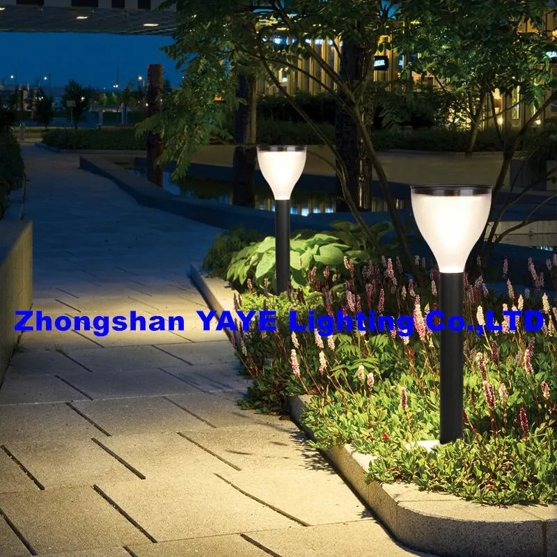 Yaye Best Quality 30W CE Solar Stand Garden Path Black Aluminum Landscape Lawn COB IP66 LED Bollard Light for Landscape Yard Walkway Garden Light 1000PCS Stock