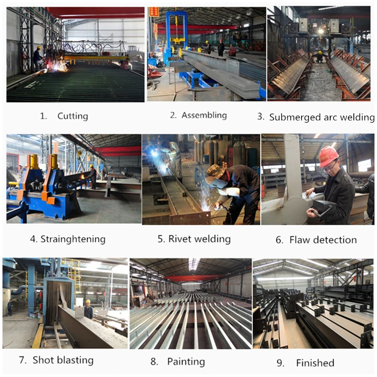 Steel Column of High Quality Light Steel Structure Warehouse Steel Workshop Building Material