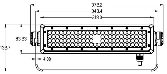 Module Design LED Flood Light IP66 Water-Proof 50W 100W 200W 300W 400W 500W 150lm/W LED Tunnel Light/Football/Tennis /Sports Court Lighting Stadium Light