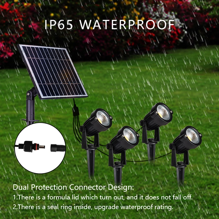 European Lawn Waterproof IP65 Outdoor Garden LED Solar Spike Spot Light