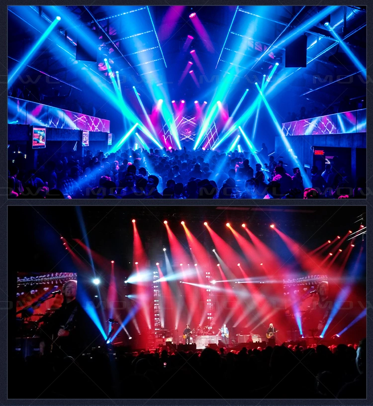 Moving Head Stage Light Professional Beam Spot Wash 3in1 480W Theme Park Stage Lighting White LED DJ Sharpy Beam Light