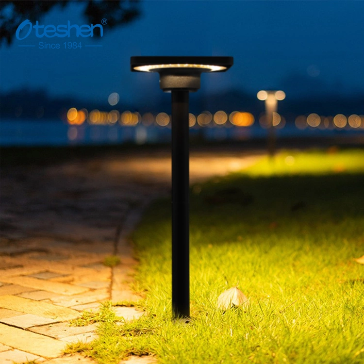 IP65 LED 3W 100-240V PC Outdoor Square Garden Bollard Lamp Landscape Spike Flood Light