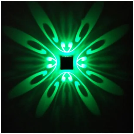 LED Wall Lamp Colorful RGB Wall Lamp Butterfly Decorative Light