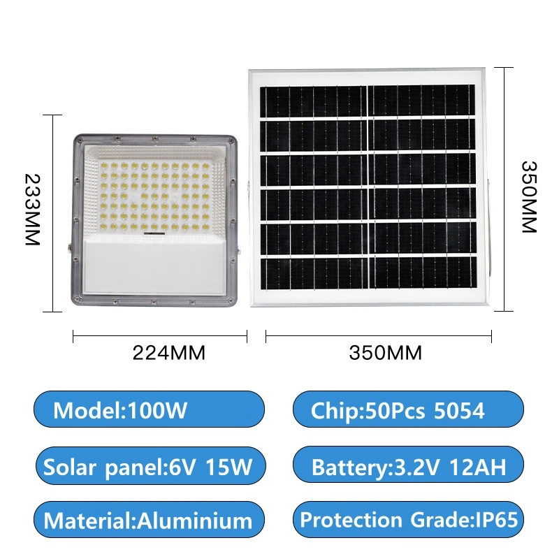 Light Messenger The LED 400W Floodlight Billboard Solar Iumination Outdoor Backyard Lights LED Solar Flood Lighting 300W Lamparas Lamp Solares