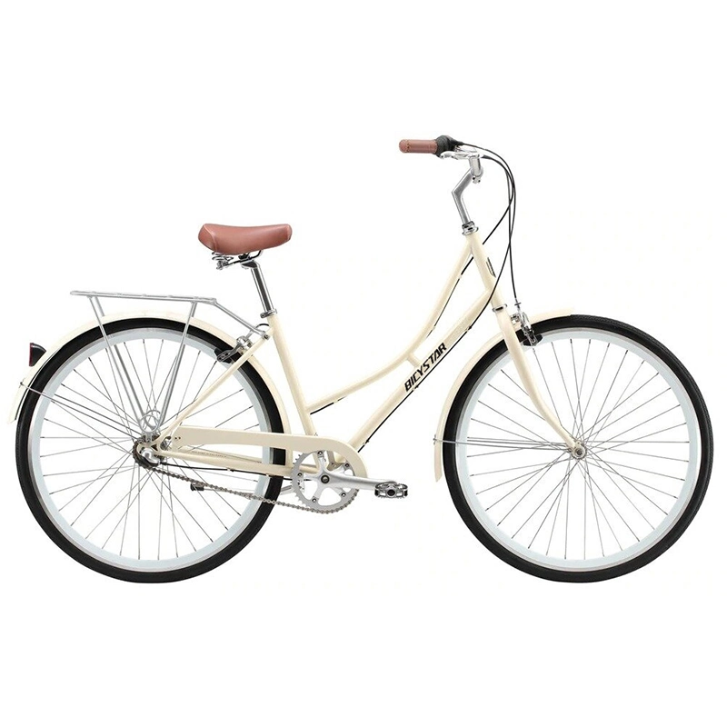 Cheap Fashion Classic 7 Speed 700c Bike Urban Holland Vintage Bike 24/26 Inch Bafang Ultra on City Bike with Basket New for Ladies/Women/Adult