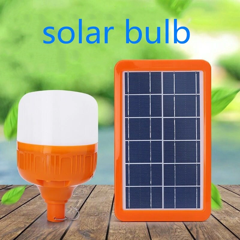 IP65 Waterproof Outdoor Bulb Decorative Portable Emergency Light LED Camping Lighting Remote Control Solar Lamps