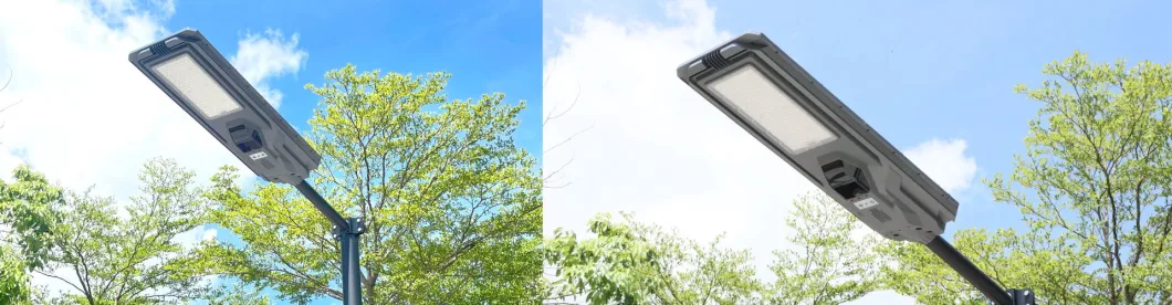 Factory Price Waterproof IP66 All in One Integrated Solar LED Street Light Motion Sensor Outdoor Camera COB Lawn Garden Wall Road Light Solar Flood Light