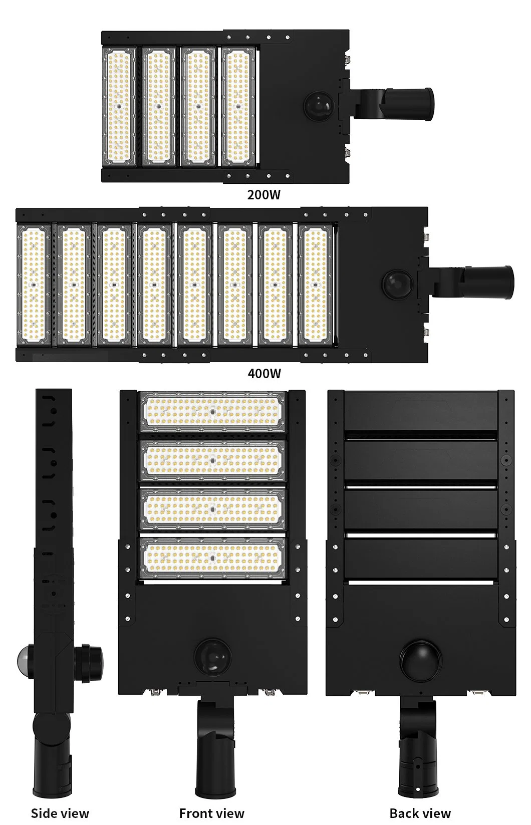 Good Thermal Conductivity LED Street Light 50W-400W IP66 Rural Urban Street Lighting