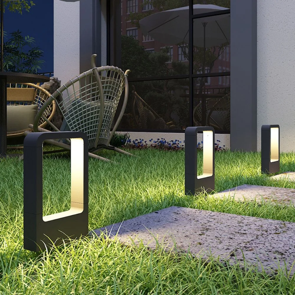 Waterproof Lighting LED Garden Light Modern Aluminum Lawn Lamp Courtyard Villa Landscape Lawn Bollard Lights Ci25185