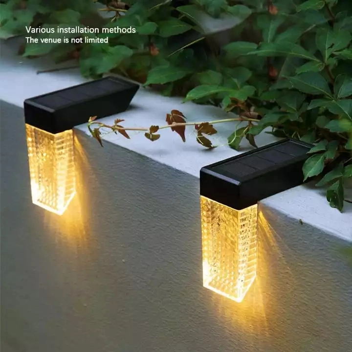 Balcony Garden Fence Lights Cross Border Solar Outdoor Garden Stair Lights Aisle Corridor Fence Waterproof Wall Light