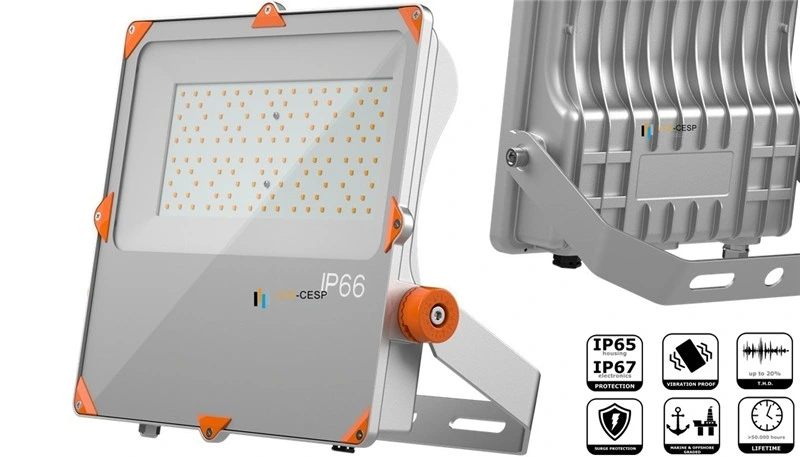 IP68 LED Lights Ex Explosion Proof Atex Iecex Zone1 Zone 2 LED Flood Light 150W Lamp Marine Floodlight 3000K