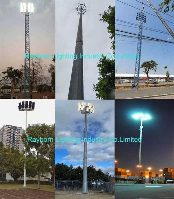 Reflector Outside 100W 200W 300W 400W 500W IP65 Outdoor Projecting High Mast Arena Soccer LED Flood Light for Stadium Sports Tennis Court Dock Port Lighting