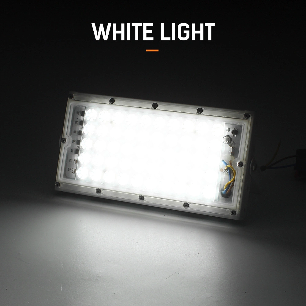 LED12V Low-Voltage Floodlight Outdoor Waterproof 50W Clip Floodlight Outdoor Street Lamp Cross-Border Supply