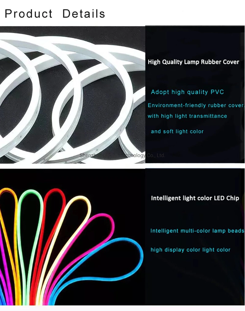 LED Neon Tube Light Custom High Quality Flex Strip LED Neon Light for Party LED Neon Sign LED TV Backlight