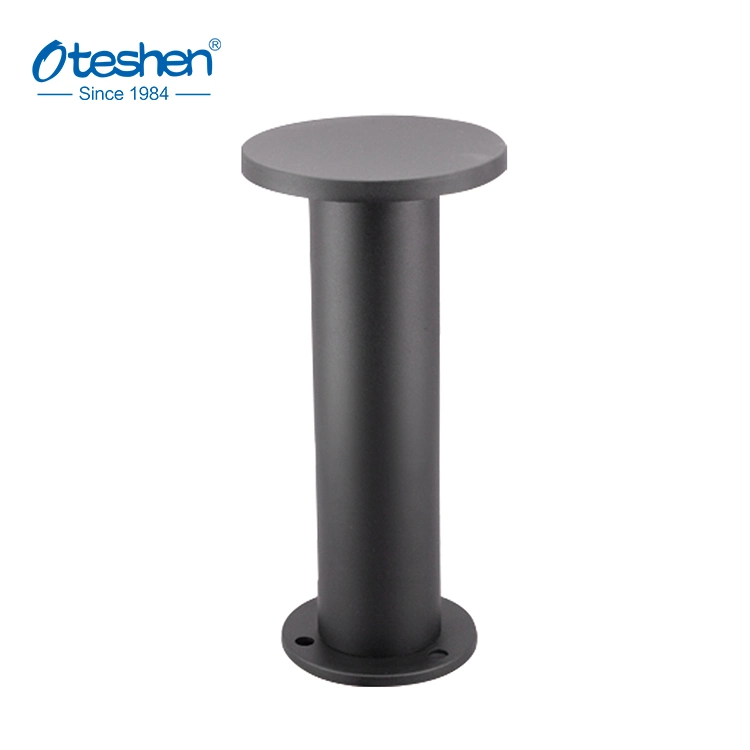 12W Aluminum Lawn Light Bollard Garden Round LED Garden Bollard Light