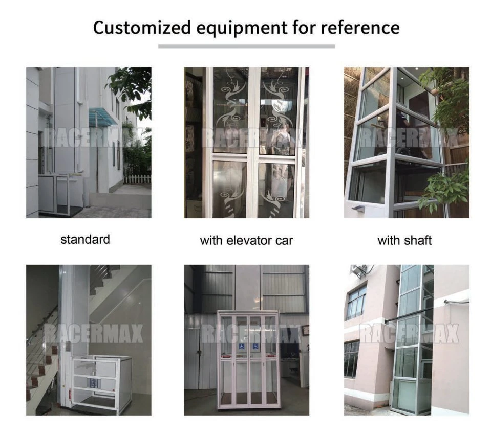 Safety Wheelchair Lift for Public Places Disable Use with Different Height