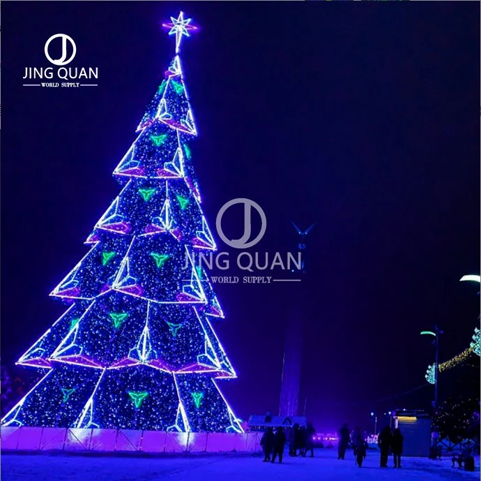 Motif Tree Lights Christmas Winter Decorations LED Santa Decorative Lamps Outdoor Outside Waterproof Landscaping Landscapes