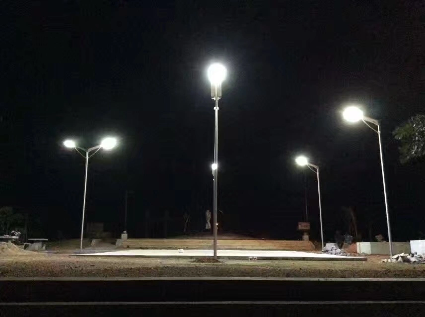 6m7m8m9m10m Street Pole Outdoor Lighting Solar Light Garden Lawn Lamp MPPT Integrated Solar Powered LED Street Light