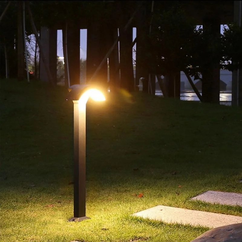 Motion Sensor IP65 Waterproof Landscape Aluminum Post Bollard Garden LED Lawn Light
