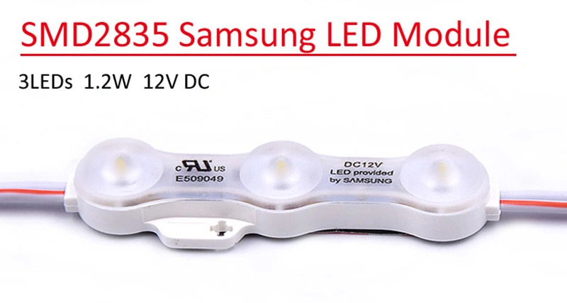 IP68 3PCS 120lm SMD2835 Ultrasonic LED Module Lighting for Architectural Sign Lighting