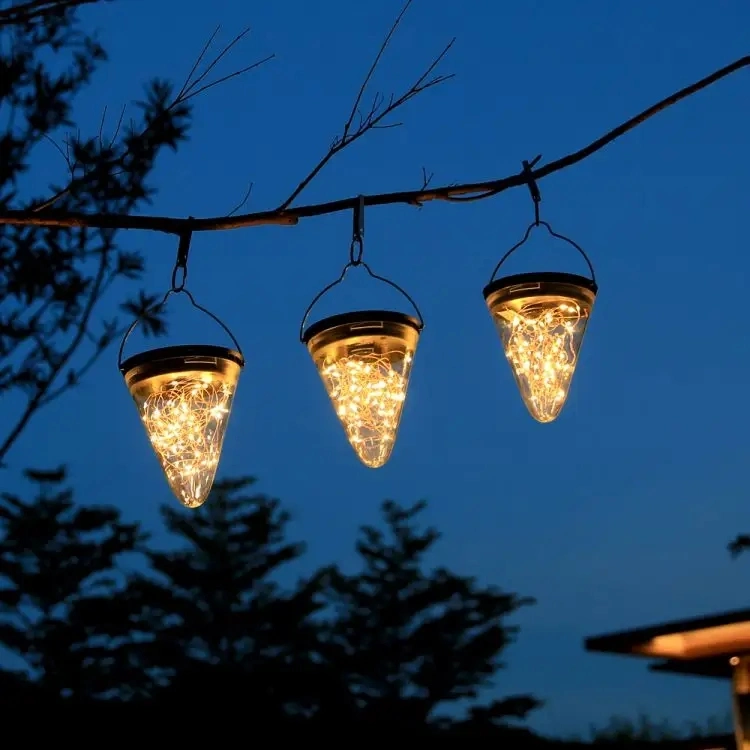 Solar Power Outdoor Decoration Garden Waterproof LED Hanging Pathway Street Lights