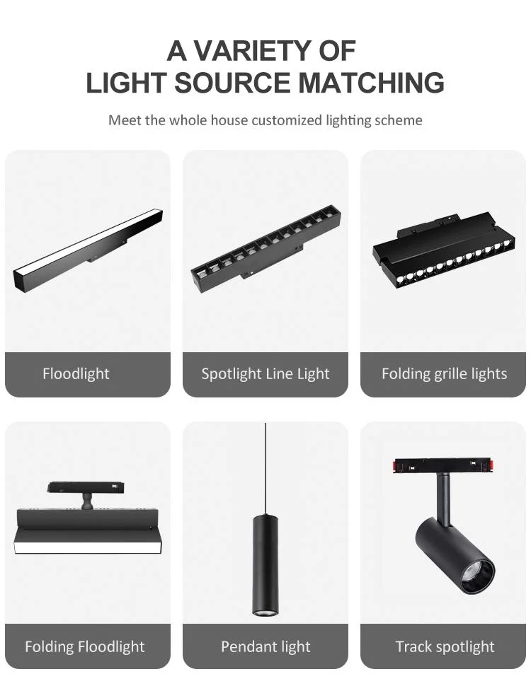 Black Loft Retro Track Light Shops Bars Decorative Ceiling E27 Spotlights Magnetic Track Light LED Ceiling Track Light