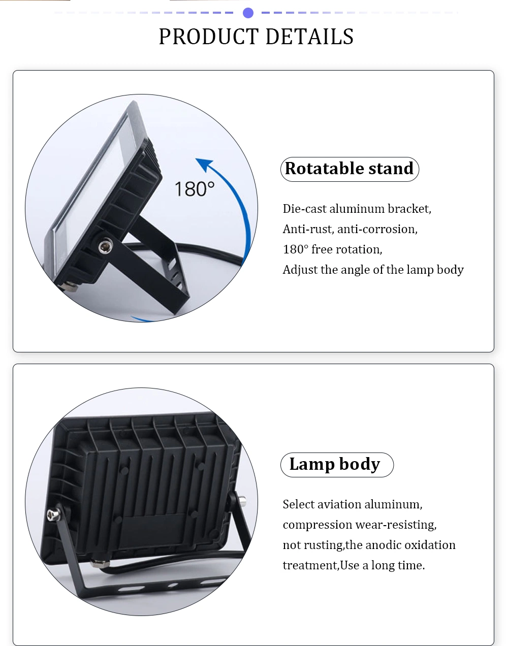 Smart Floodlight LED Reflector Outdoor 220V 30W 50W 100W RGB Dimmable Warm Cold White Lighting for Alexa Google Home