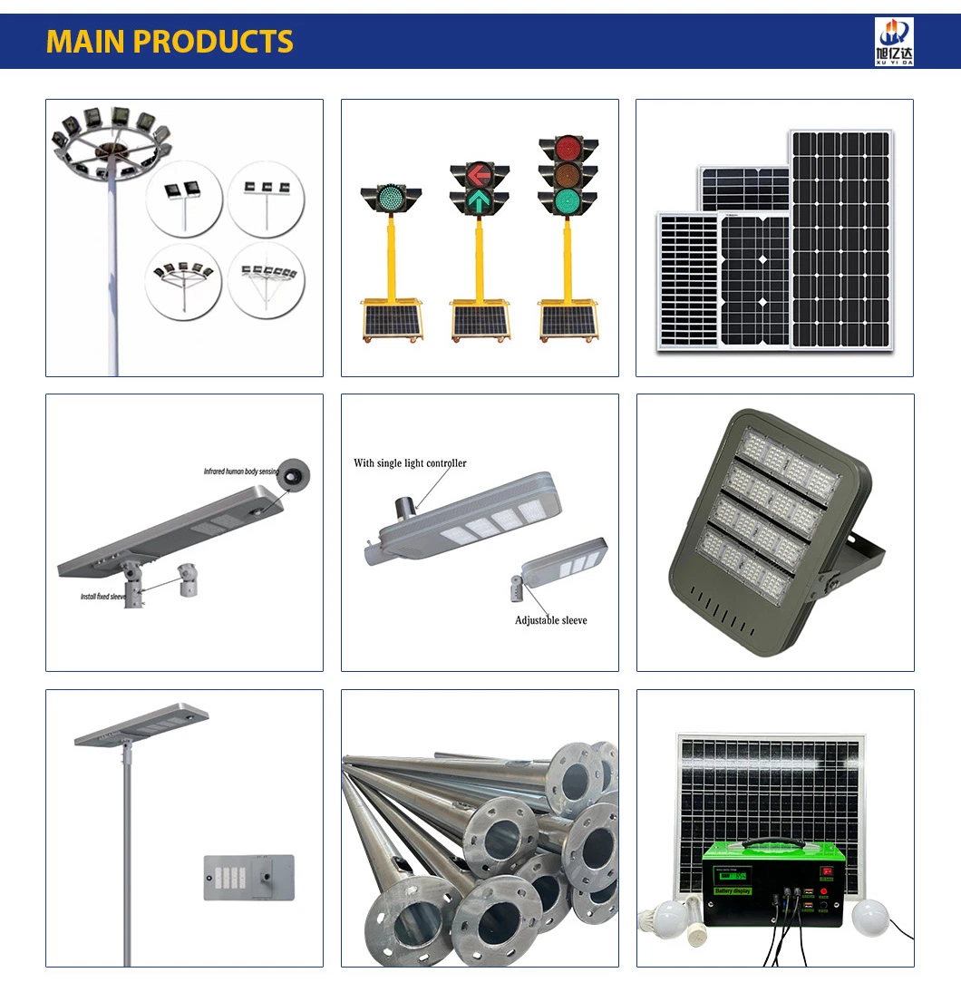 CE/RoHS Die-Cast Aluminum Alloy Module Light Fixture 40W-200W Solar LED Street Light