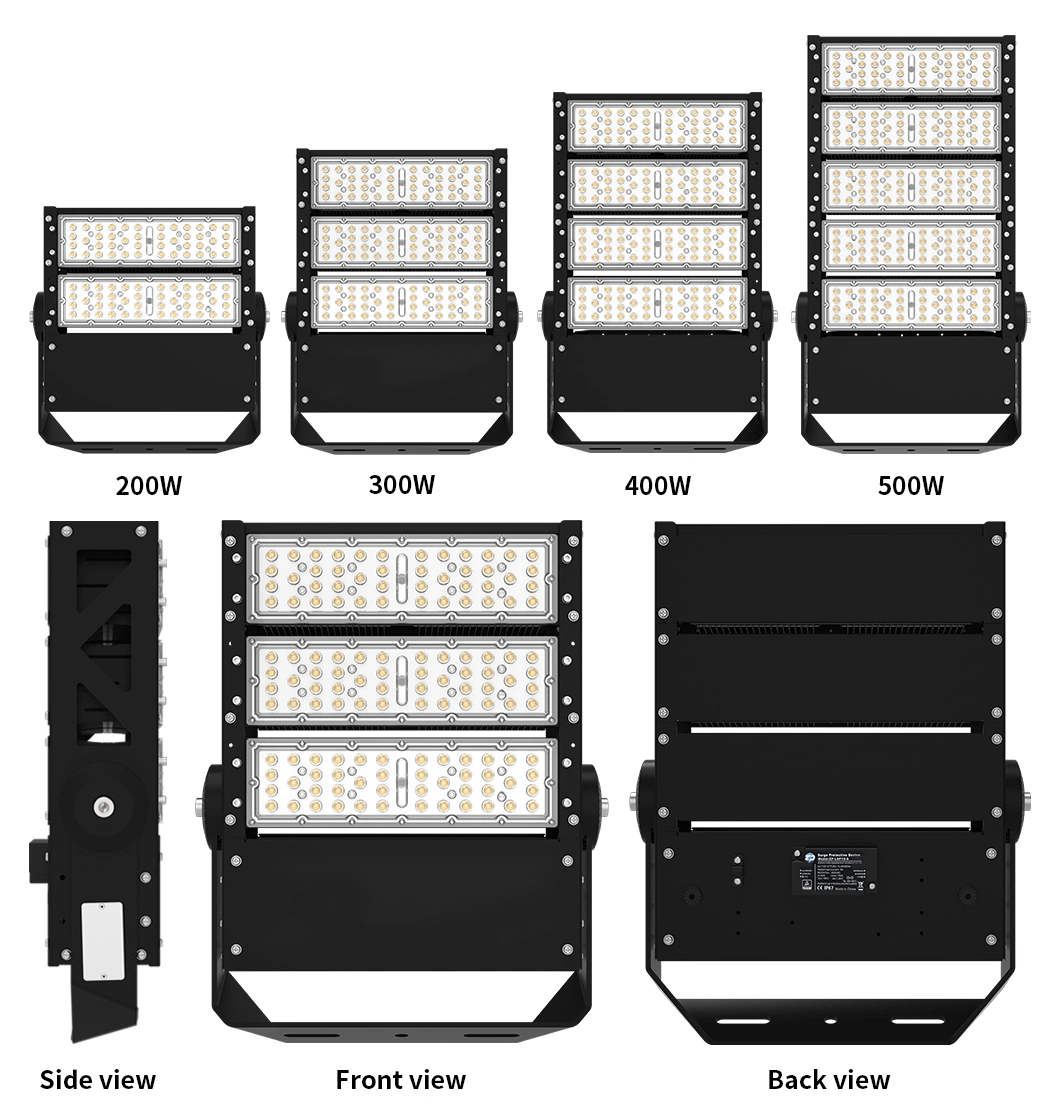 200W to 500W Outdoor Waterproof LED Flood Projector Light Tunnel Industrial Lighting