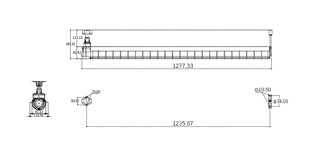 32W Zone1 Zone2 Fluorescent Hazardous Area Lamp Fluorescent Light