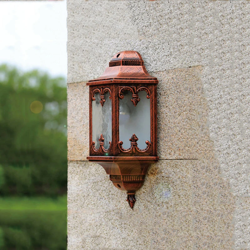 Novelty Outdoor Wall Sconce Fence Front Door Backyard Lights E27 AC85-265V Lamp Landscape Lighting (WH-HR-84)