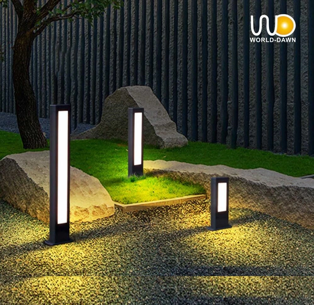 IP65 Modern Design Outdoor Garden Courtyard Pathway Lighting LED Lawn Bollard Light