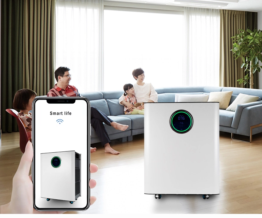 Top Sales Tuya Air Purifiers UVC Home Air Cleaner Desktop HEPA Filter Air Purifier for Public Place