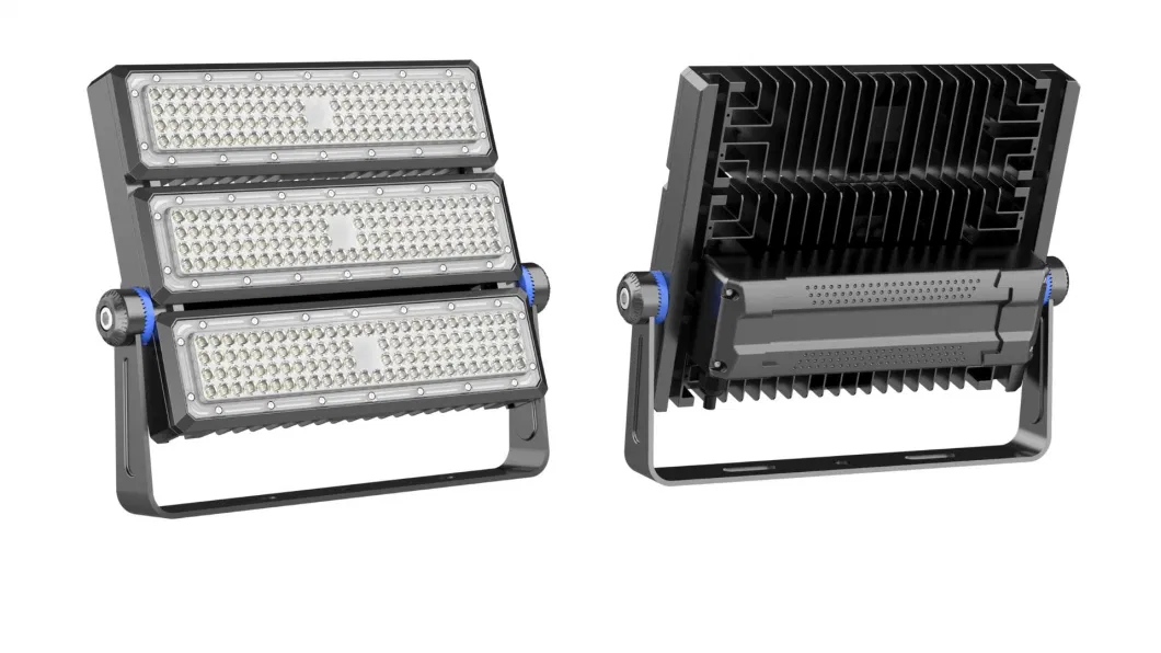 Module Design LED Flood Light IP66 Water-Proof 50W 100W 200W 300W 400W 500W 150lm/W LED Tunnel Light/Football/Tennis /Sports Court Lighting Stadium Light