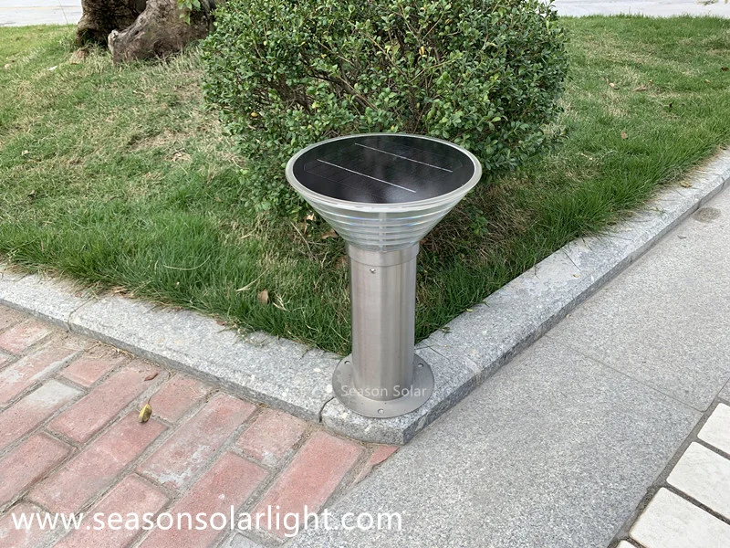 Smart Solar Control Outdoor LED Lighting 30cm--220cm Garden Lawn Post Light with LED Light for Bollard Lighting