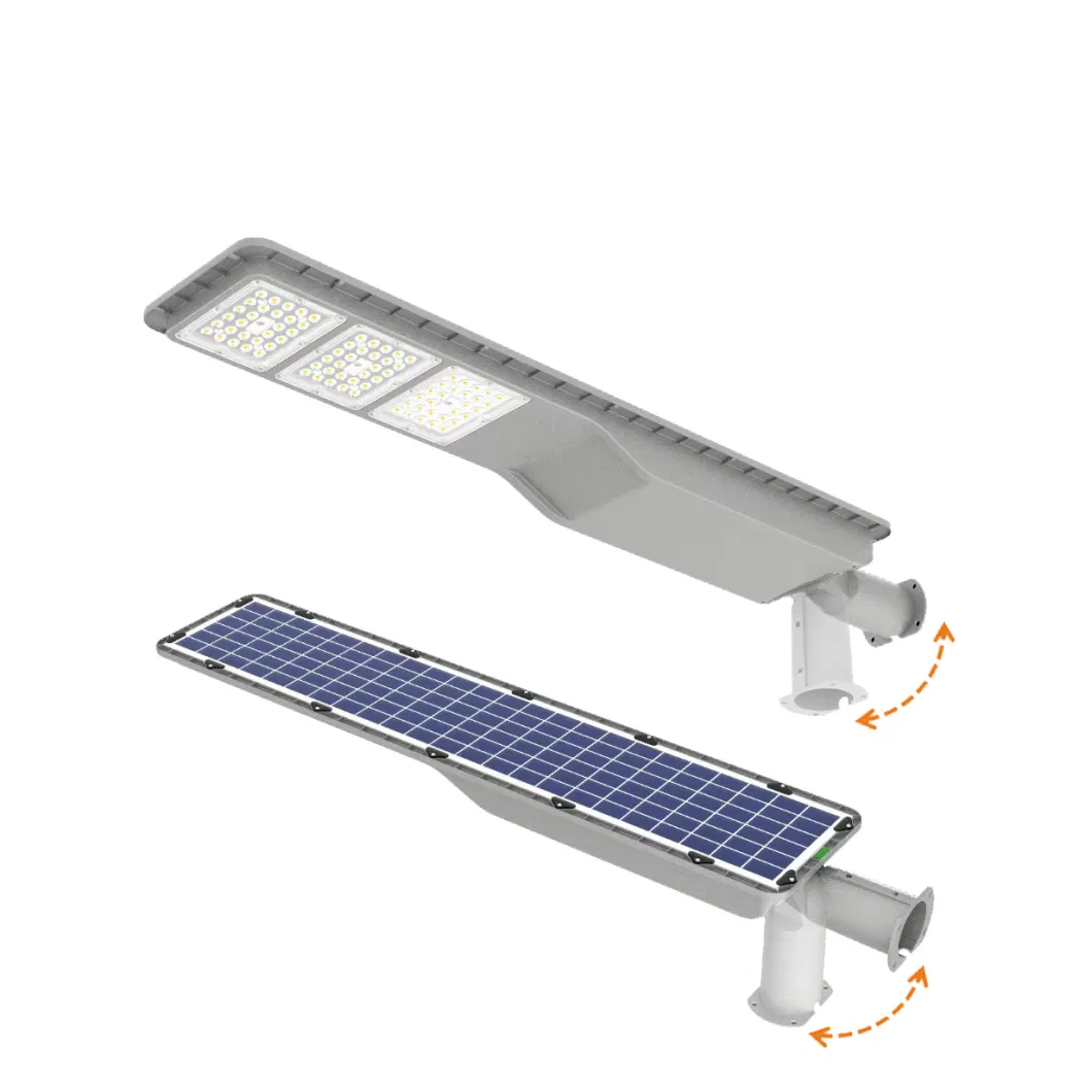 Newskypower Wholesale IP65 Waterproof Outdoor All-in-One 200W Wall Installation Solar Street Lamp