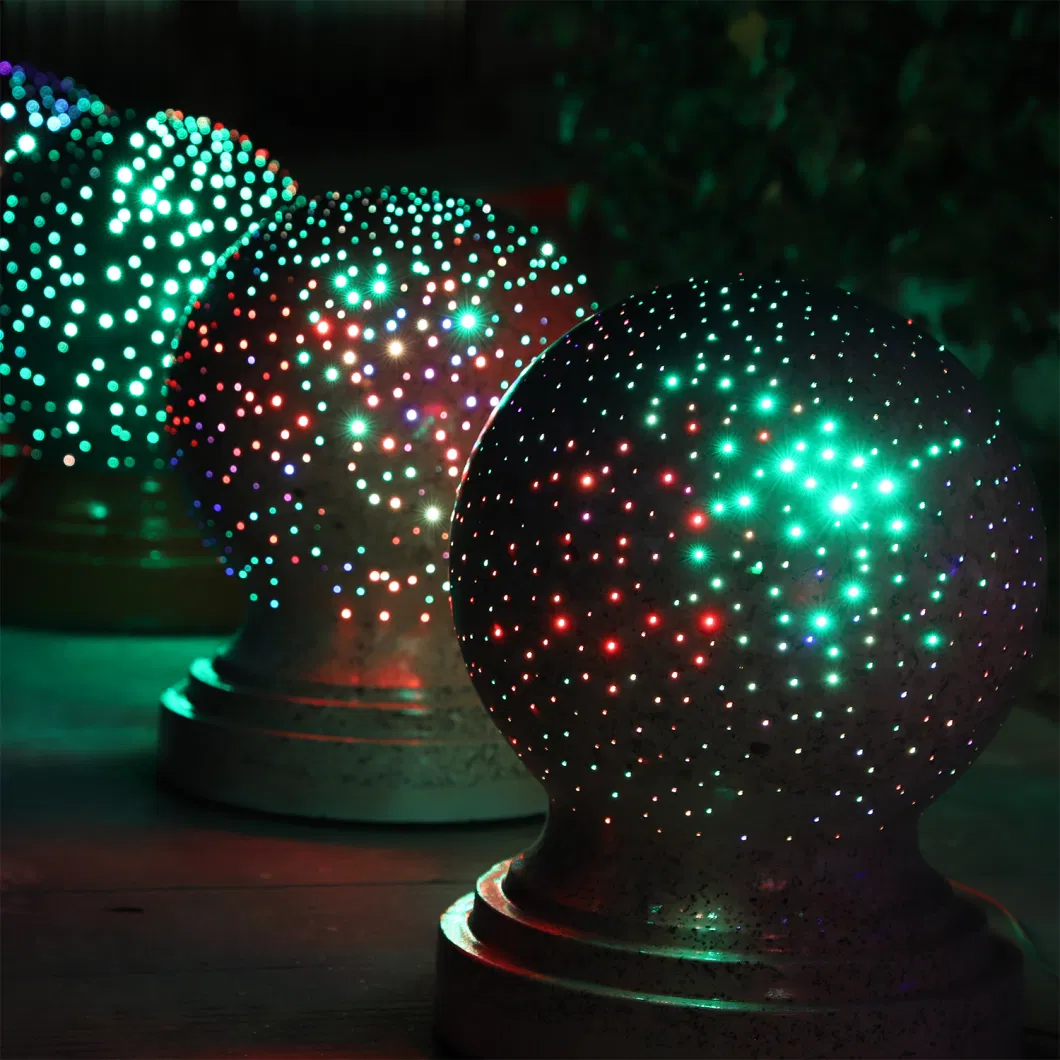 Luminous Stone Ball Car Parking Lot Road Blocking Special-Shaped Bollard