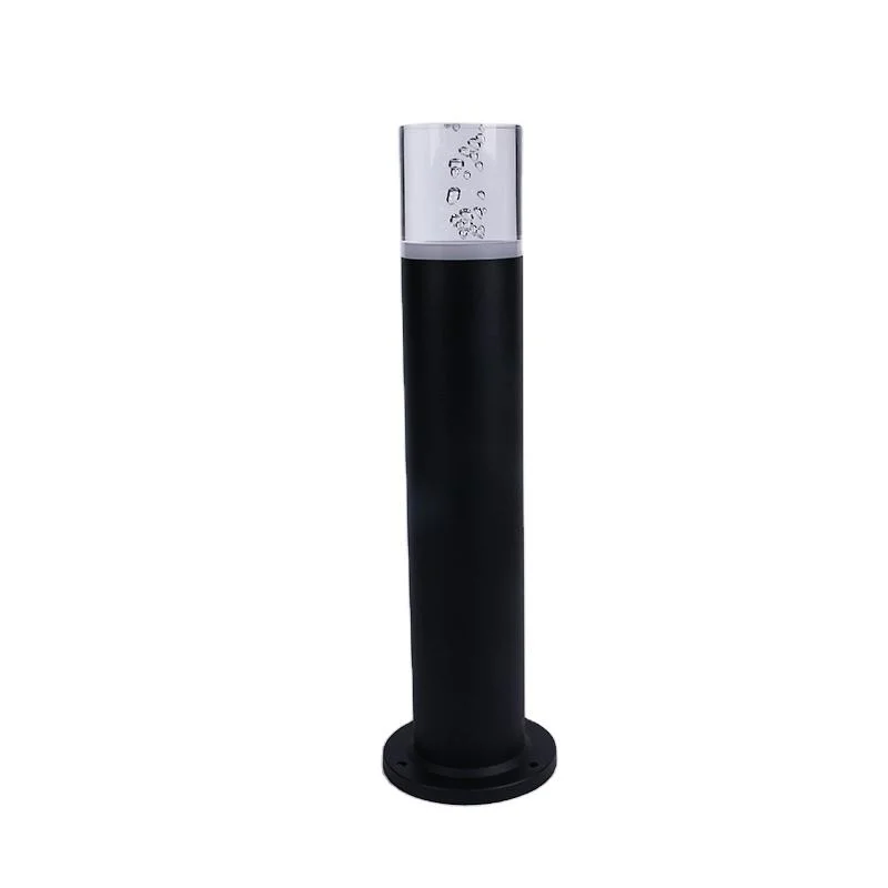 10W Cylindrical Exterior Waterproof Arylic Bollard Garden LED Lawn Yard Light