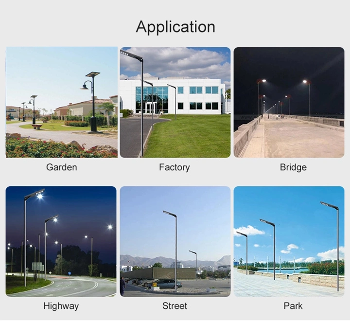 High Quality High Power 120W Integrated Solar Panel Light LED Lighting for Road Garden