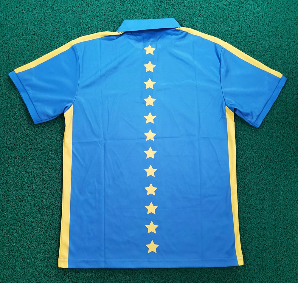 100% Polyester Mens Golf Polo T Shirts Custom Uniform Short Sleeve Polo Shirt with Custom Logo Printed