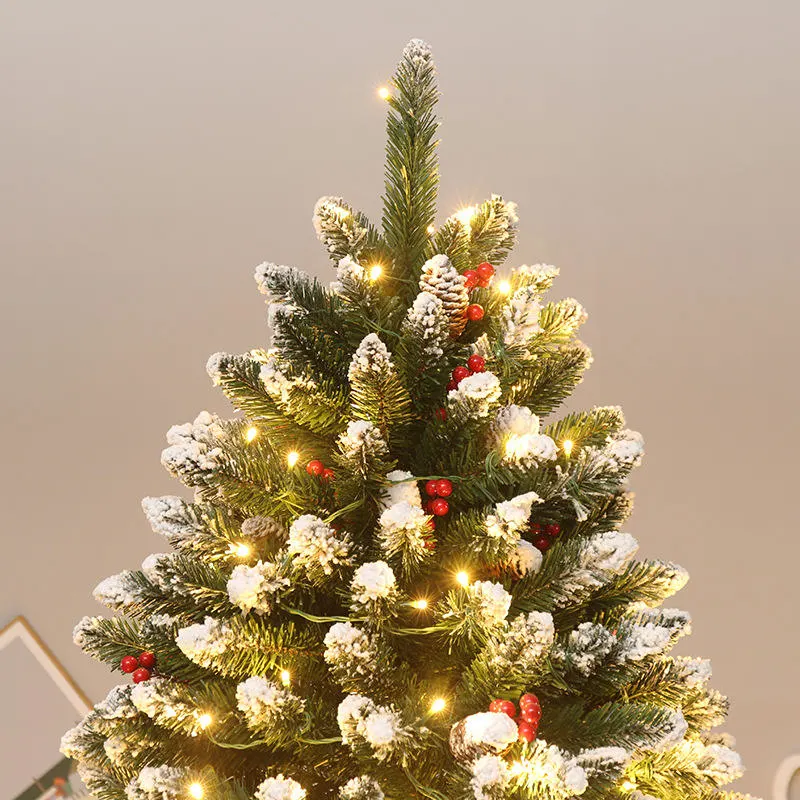 Pre Lit Red Berry Christmas Tree with Light