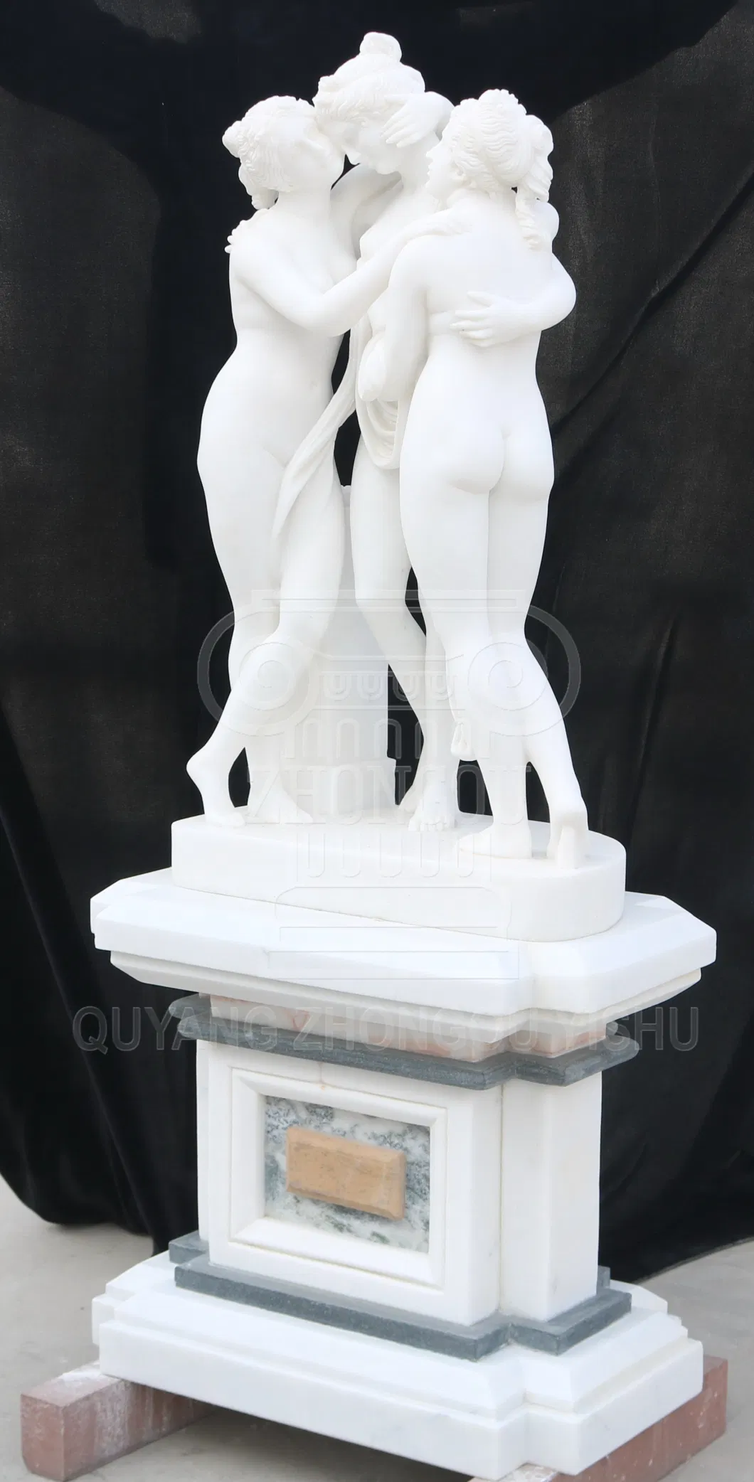 Famous Life Size Natural Marble Stone Statue Sculpture for Garden Decoration