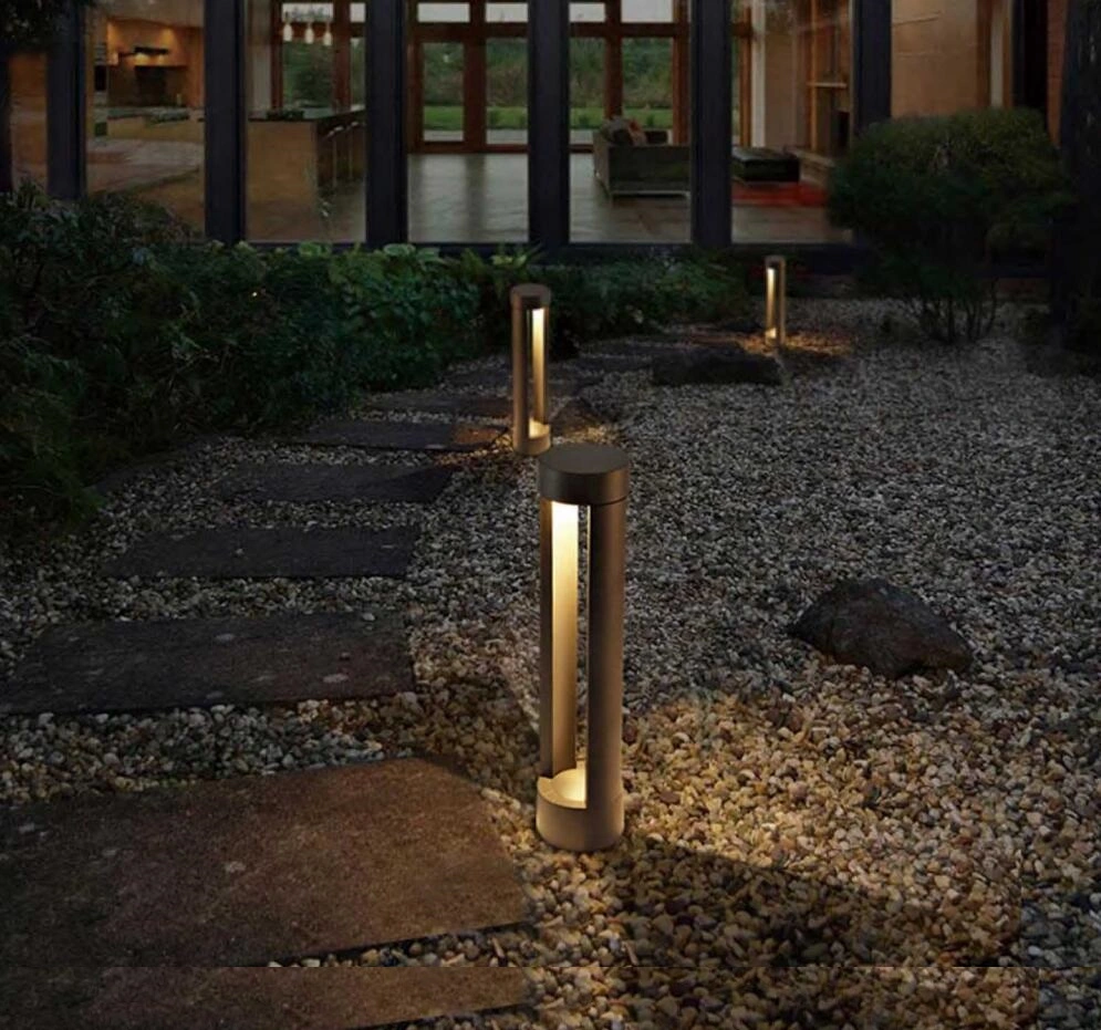 IP65 Modern Design Outdoor Garden Courtyard Pathway Lighting LED Lawn Bollard Light