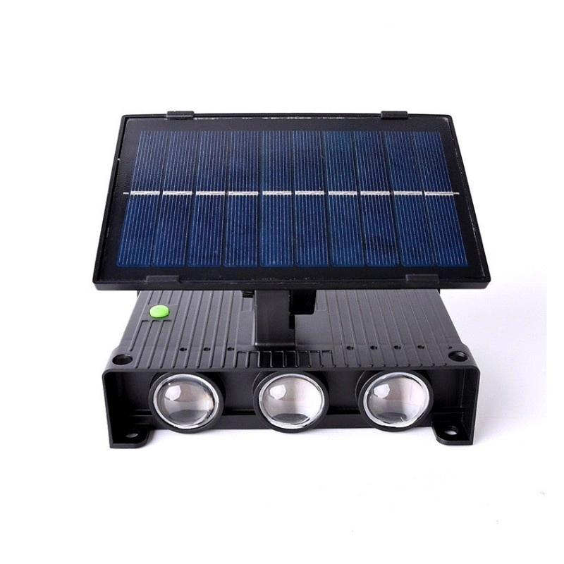 Waterproof Decorative RGB LED Solar Garden Wall Light for Yard