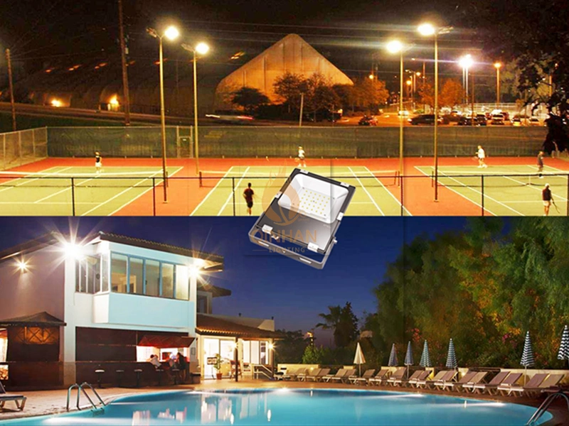 50W IP65 150lm/W Small View Angle Outdoor Square Park Garden Golf Course Flood LED Lighting