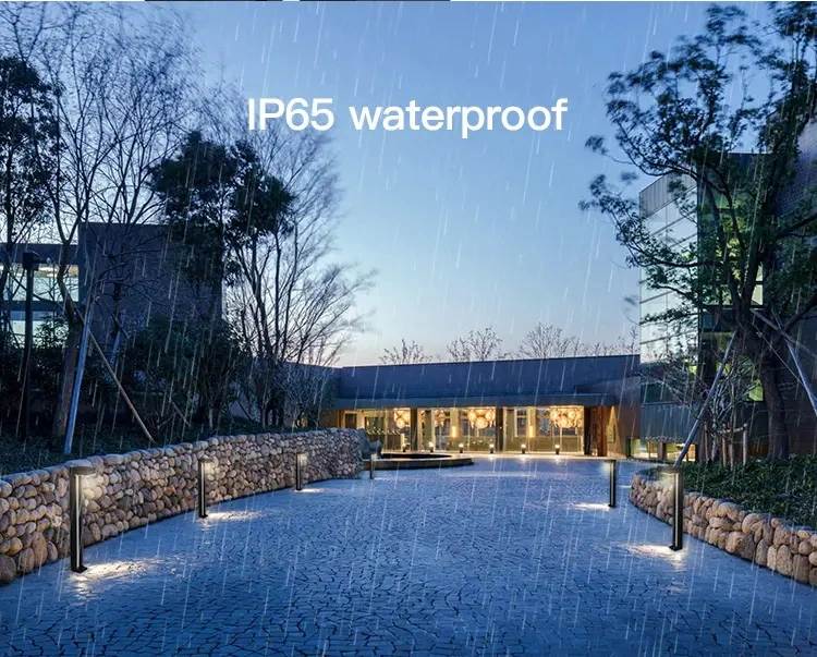New Product Waterproof Outdoor Garden Solar Powered LED Bollard Lights