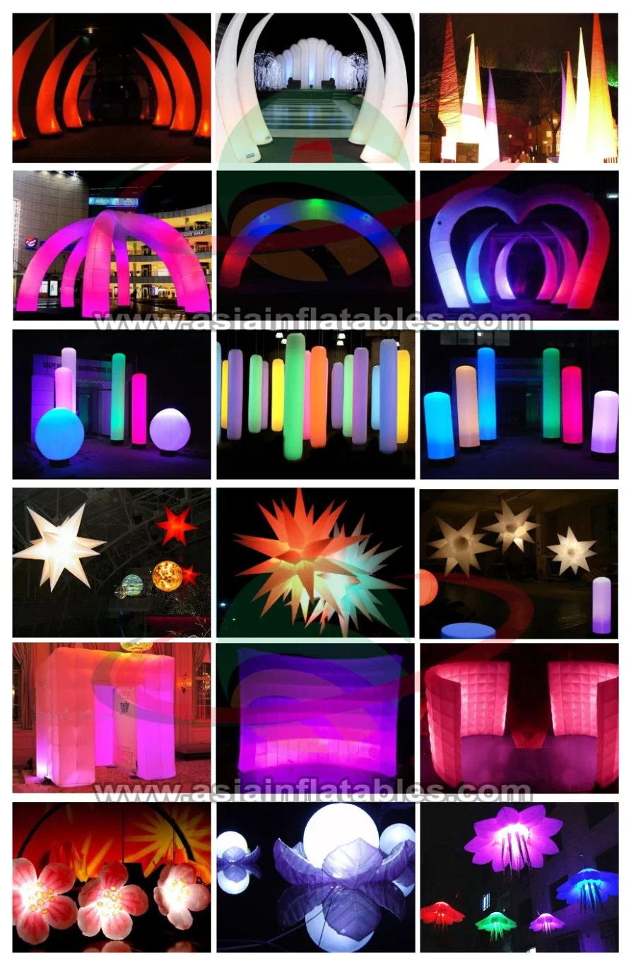Inflatable Light Tube, Inflatable Column for Decoration