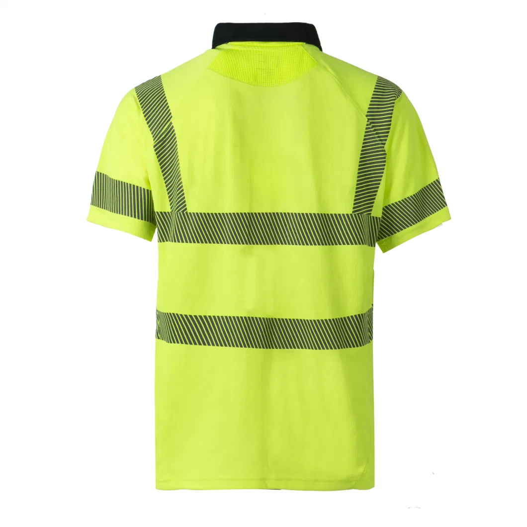 Airport Safety Work Shirt Ground Handler Hi Vis Polo